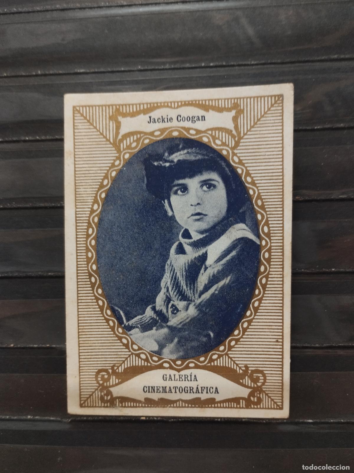 Collectable Antique Stickers: CHOCOLATES RIUCORD. CINE. ACTORES. GALERIA CINEMATOGRAFICA. SERIE A N&ordm; 19. JACKIE COOGAN.