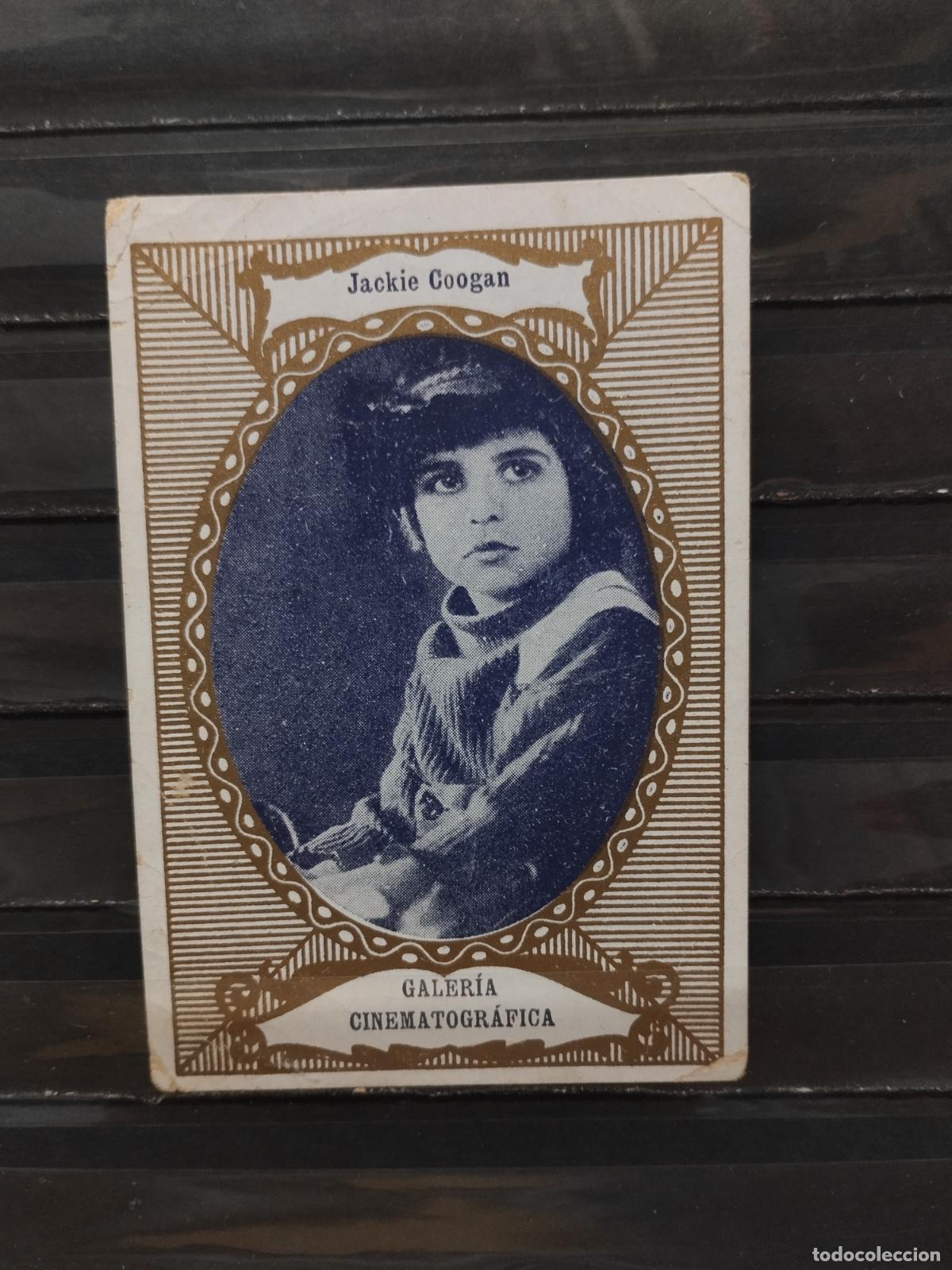Collectable Antique Stickers: CROMO SIN PUBLICIDAD. CINE. ACTORES. GALERIA CINEMATOGRAFICA. SERIE A N&ordm; 19. JACKIE COOGAN.
