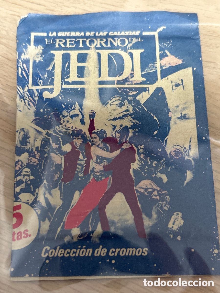 Sammeln alte Sammelbilder: Sobre cromos El Retorno del Jedi Star wars Pacosa Dos