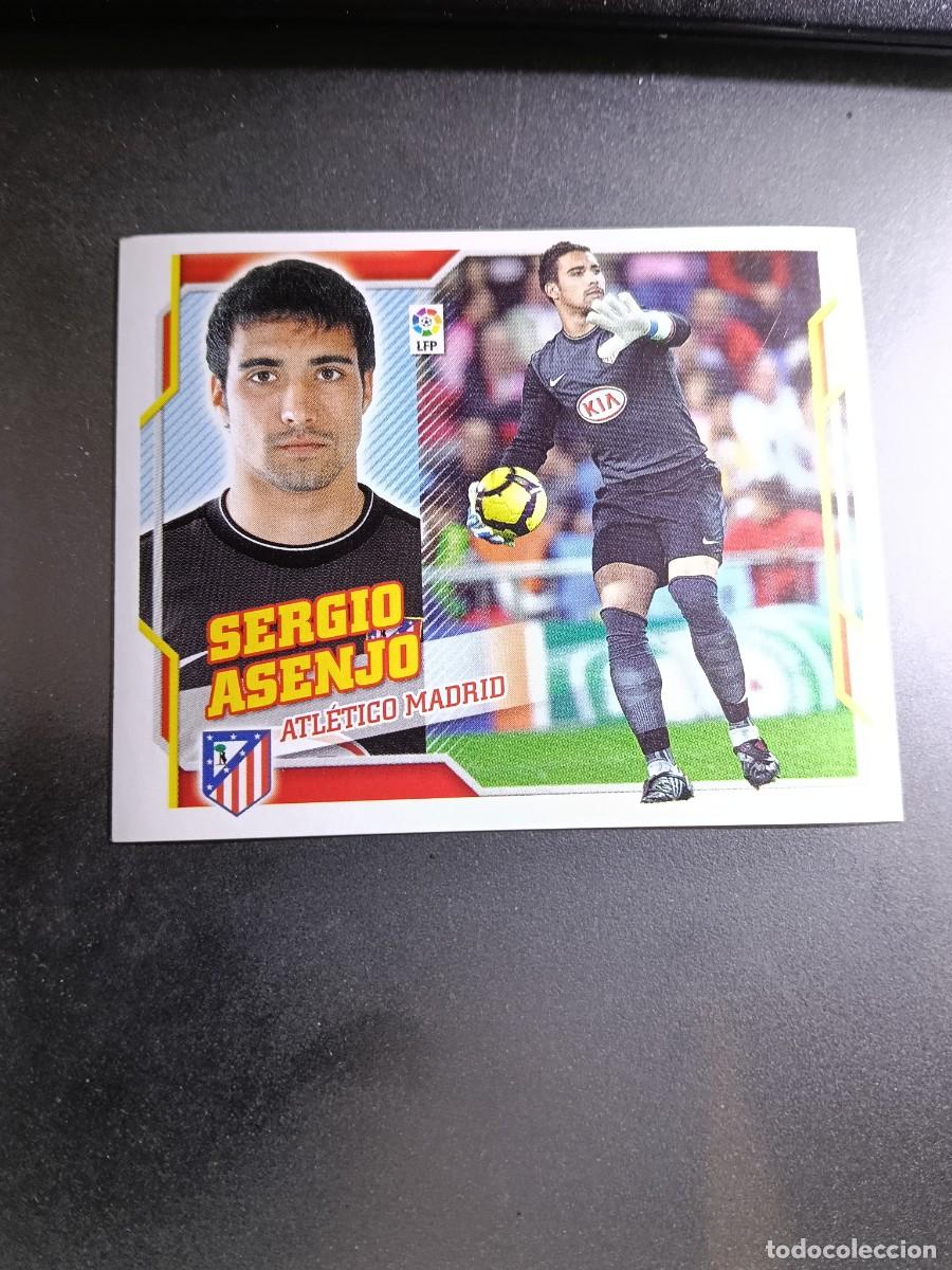Coleccionismo cromos antiguos: CROMO SERGIO ASENJO 2 A 2A ATLETICO DE MADRID LIGA 2010 2011 10 11 ESTE PANINI NUNCA PEGADO