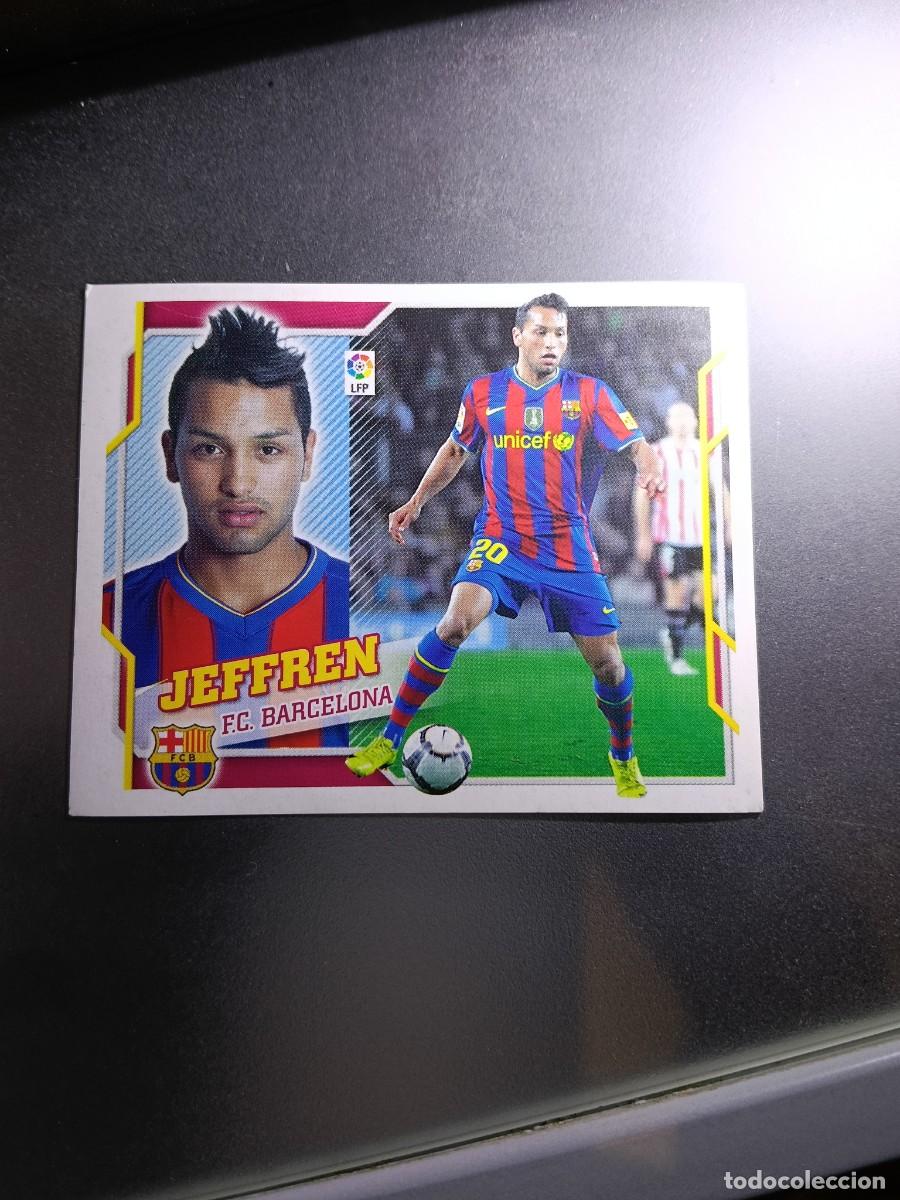 Collezionismo Figurine antiche: CROMO JEFFREN 15 B 15B BARCELONA LIGA 2010 2011 10 11 ESTE PANINI NUNCA PEGADO