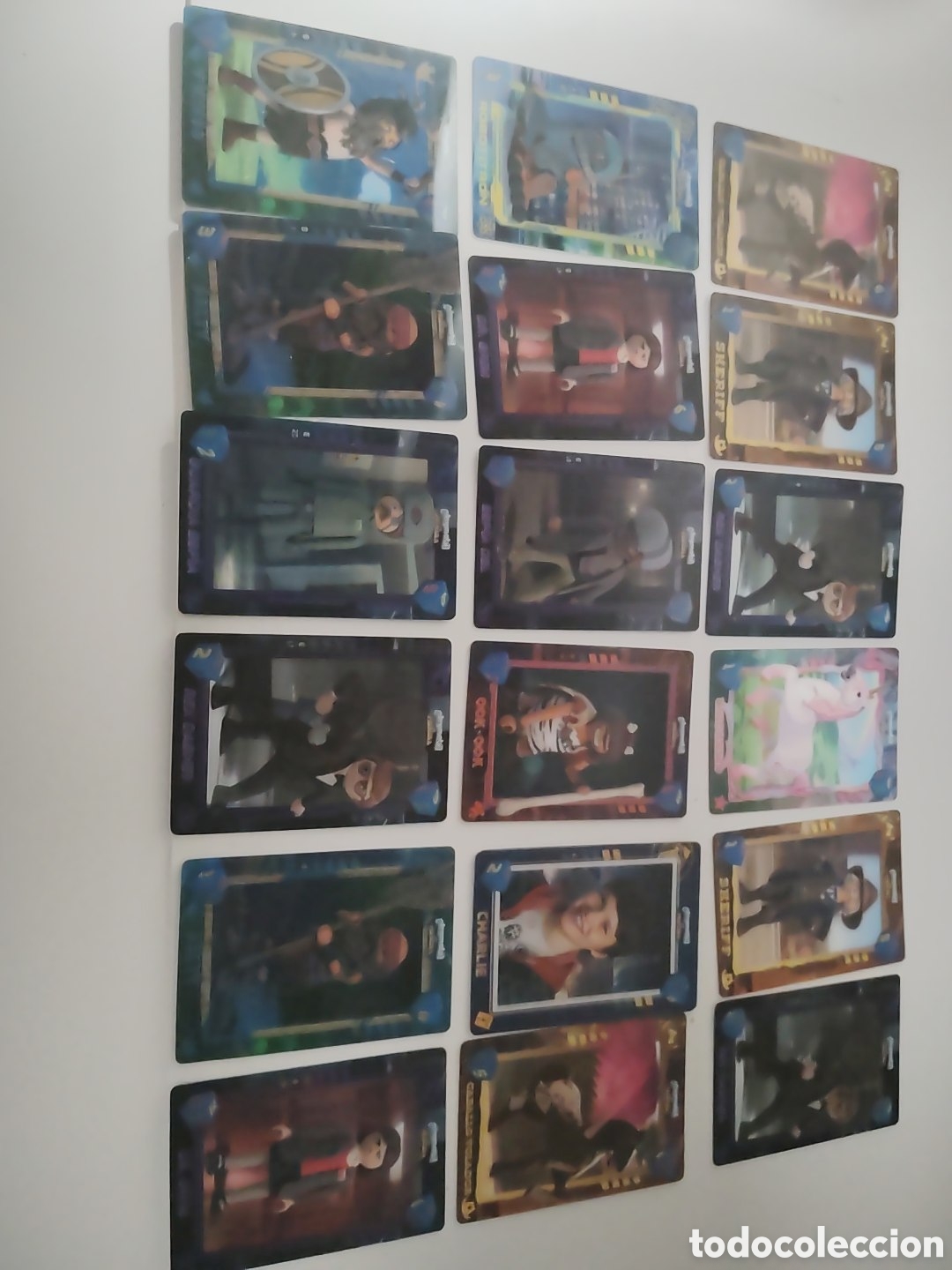 Colecionismo Cromos antigos: 18 cartas reticulares Playmobil la pel&iacute;cula 2019