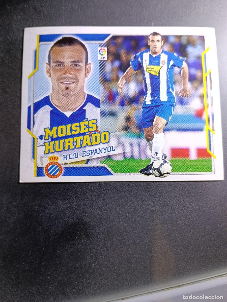 Collectionnisme Cartes &agrave; collectionner anciennes: CROMO MOISES HURTADO 9 ESPANYOL BAJA LIGA 2010 2011 10 11 ESTE PANINI NUNCA PEGADO