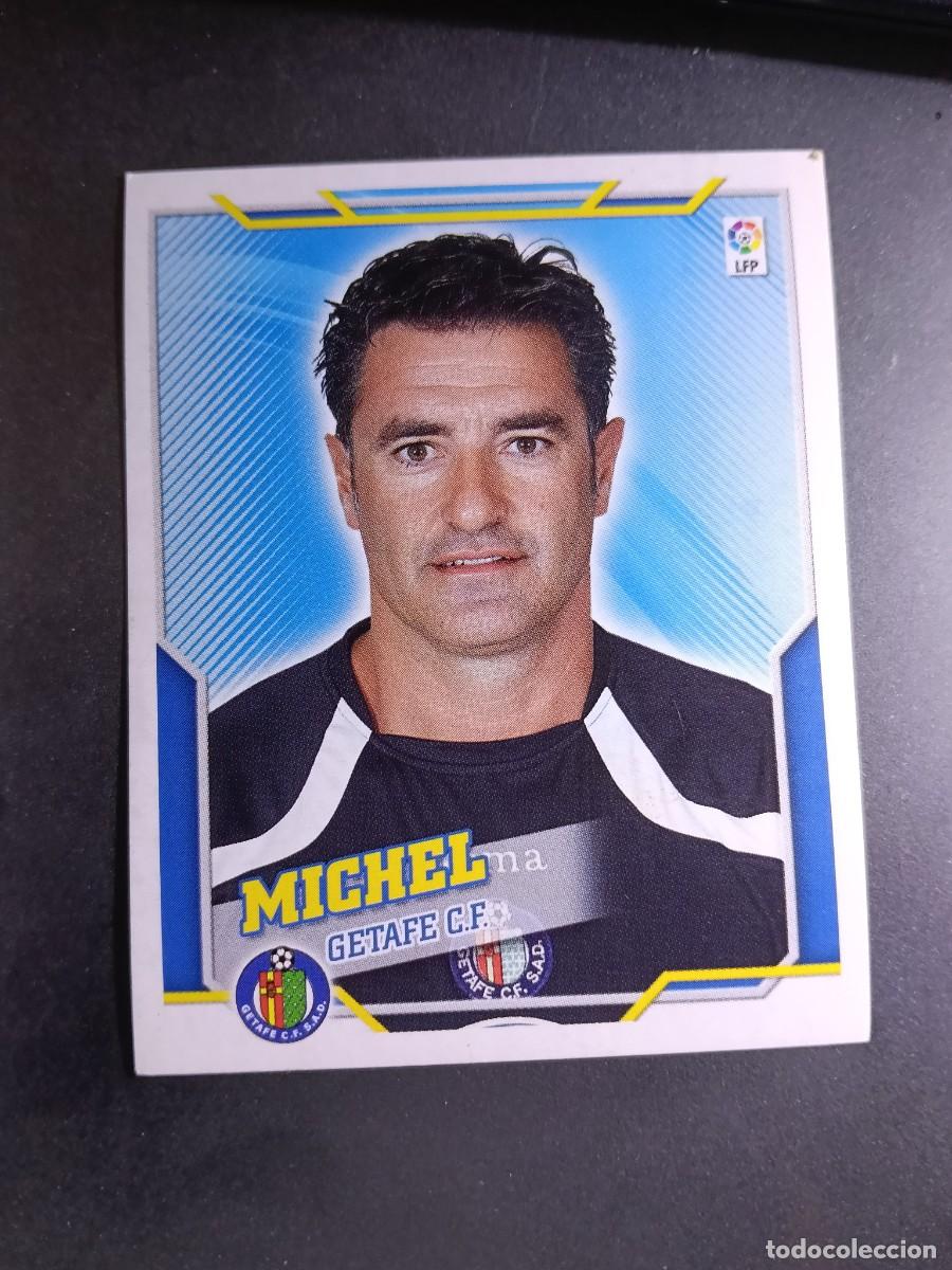 Coleccionismo cromos antiguos: CROMO MICHEL ENTRENADOR GETAFE LIGA 2010 2011 10 11 ESTE PANINI NUNCA PEGADO