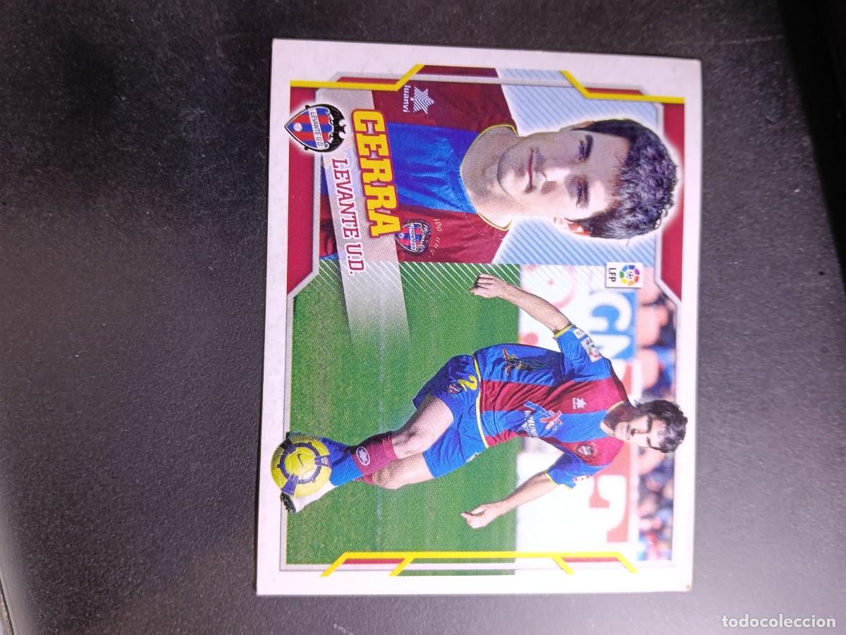 Coleccionismo cromos antiguos: CROMO CERRA 3 LEVANTE LIGA 2010 2011 10 11 ESTE PANINI NUNCA PEGADO