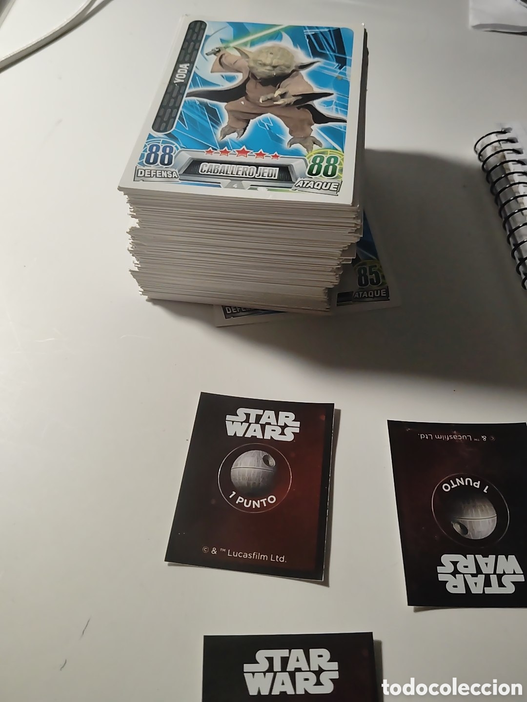 Sammeln alte Sammelbilder: 161 cromos star wars topps force attax
