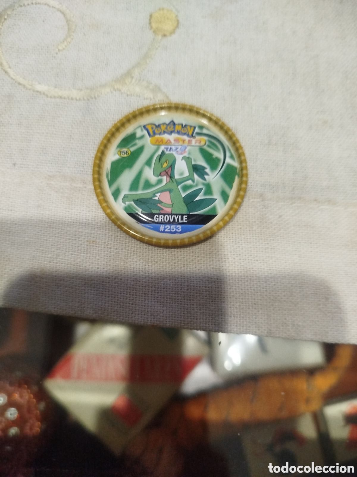 Sammeln alte Sammelbilder: Pok&eacute;mon chipicao metal 2006.GROVYLE
