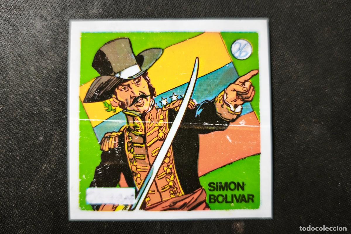 Coleccionismo cromos antiguos: Cromo cropan te hablan los guerreros n&ordm; 26 Simon Bolivar estado normal