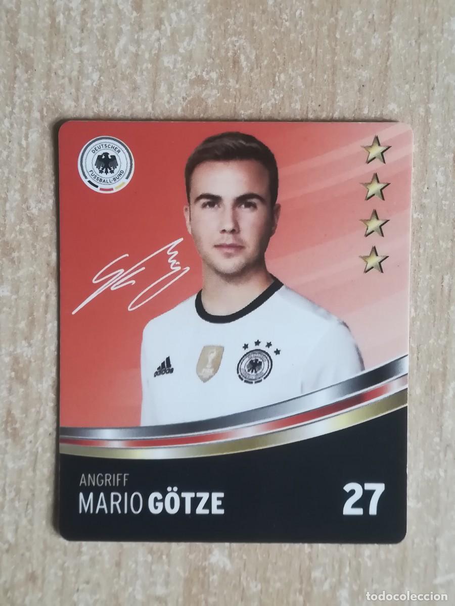 Colecionismo Cromos antigos: Rewe. Eurocopa 2016. Deutscher Fussball-Bund. Angriff. Mario G&ouml;tze.
