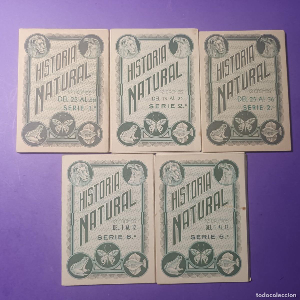 Collectionnisme Cartes &agrave; collectionner anciennes: Cromos Historia Natural Lote C - 334