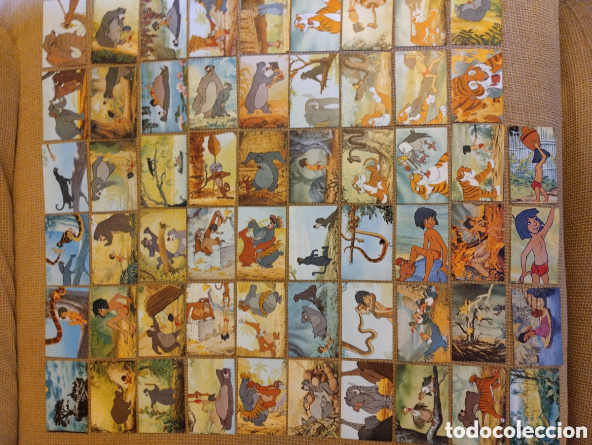 Coleccionismo cromos antiguos: Lote de Cromos El Libro de La Selva - Foto 2
