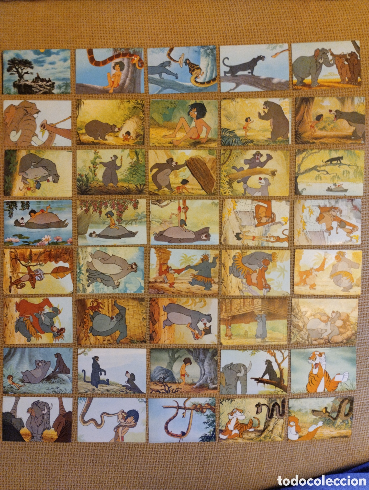 Colecionismo Cromos antigos: Lote de Cromos El Libro de La Selva