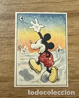 Colecionismo Cromos antigos: MICKEY MOUSE N&ordm; 4 A&Ntilde;OS 30 ED. DESC SIN PEGAR