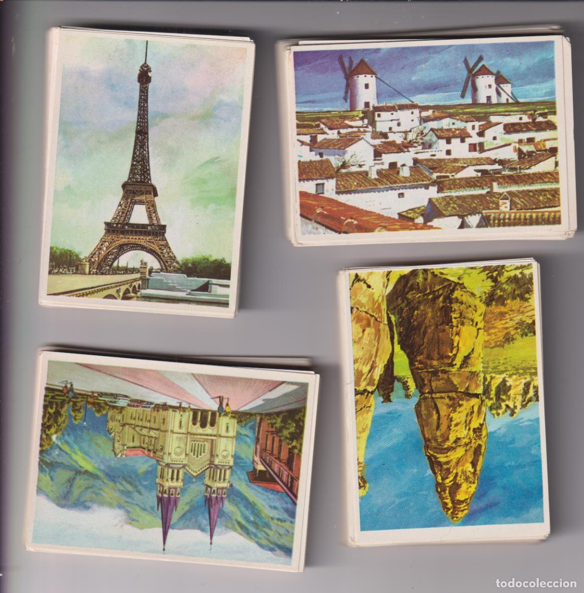 Coleccionismo cromos antiguos: La Vuelta al mundo en 320 im&aacute;genes. Bruguera 1971. Lote de 242 cromos SIN USAR. RESERVADO