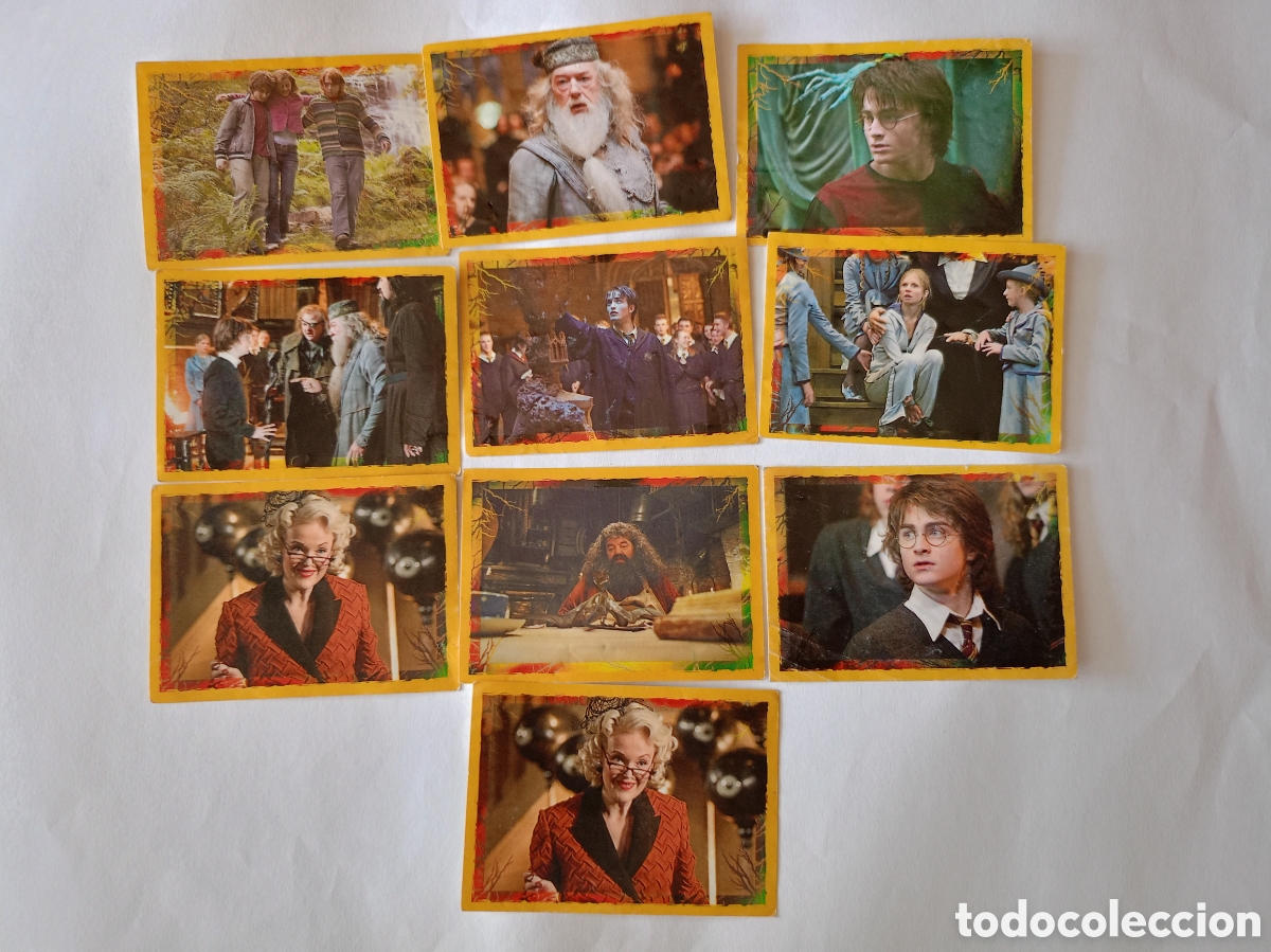 Colecionismo Cromos antigos: Lote 10 cromos Harry Potter y el c&aacute;liz de fuego Panini 2005