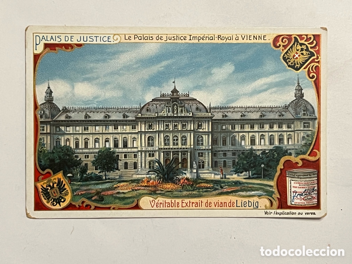 Colecionismo Cromos antigos: VIENA PALACIO. CROMO. VERITABLE EXTRAIT DE VIANDE LIEBIG. COMPAGNIE LIEBIG. Francia (h.1900?)