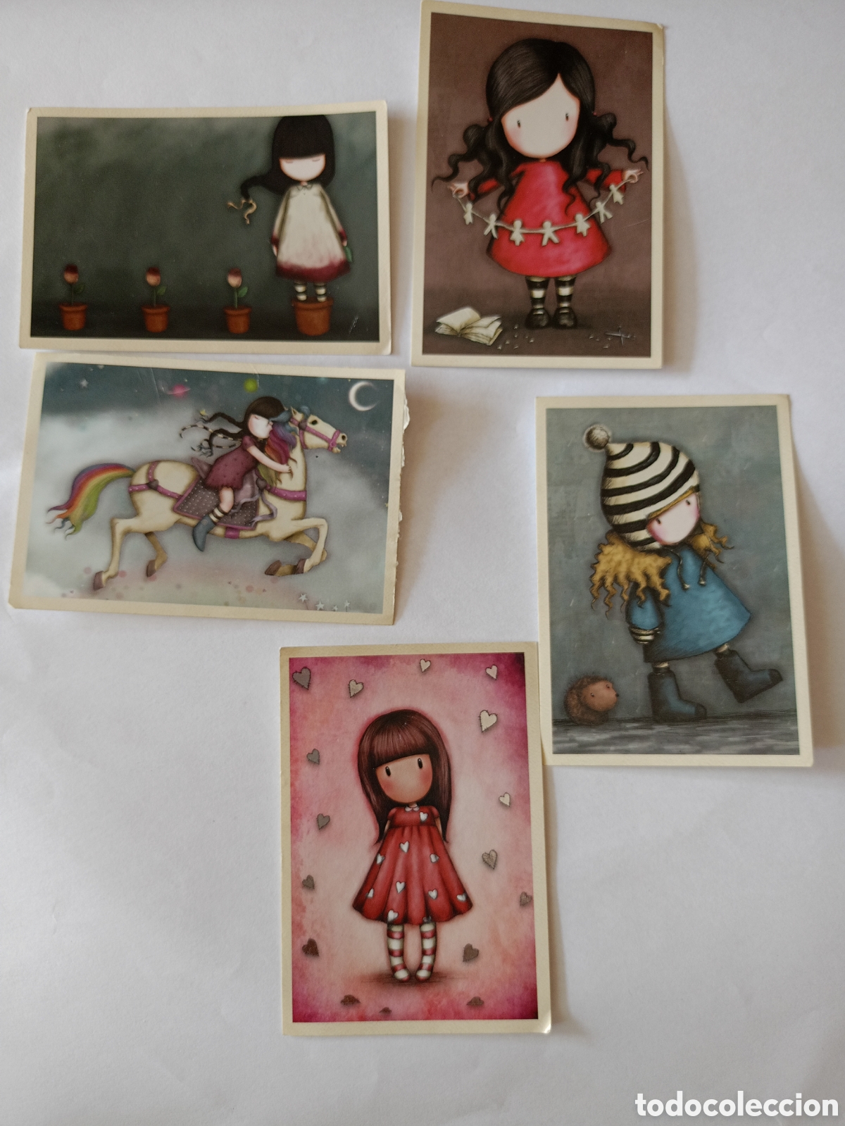 Collectable Antique Stickers: Lote de 5 cromos Santoro London Panini 2017
