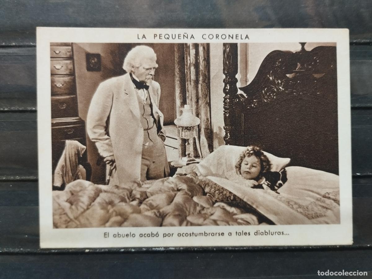 Sammeln alte Sammelbilder: CROMOS ANTIGUOS. CINE. LA PEQUE&Ntilde;A CORONELA. N&ordm; 16. SHIRLEY TEMPLE. SIN PUBLICIDAD.