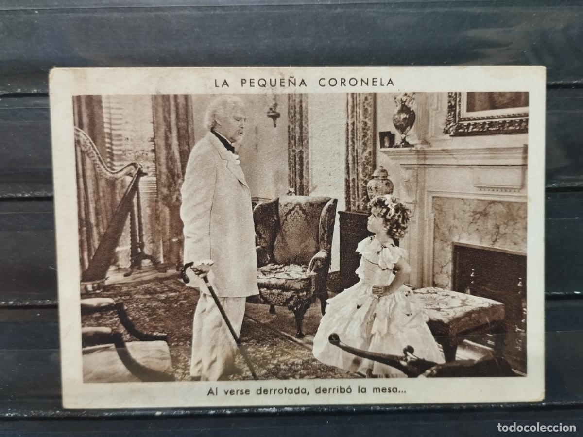 Colecionismo Cromos antigos: CROMOS ANTIGUOS. CINE. LA PEQUE&Ntilde;A CORONELA. N&ordm; 11. SHIRLEY TEMPLE. PUBLICIDAD: SUPER FLAN MIREILLE.