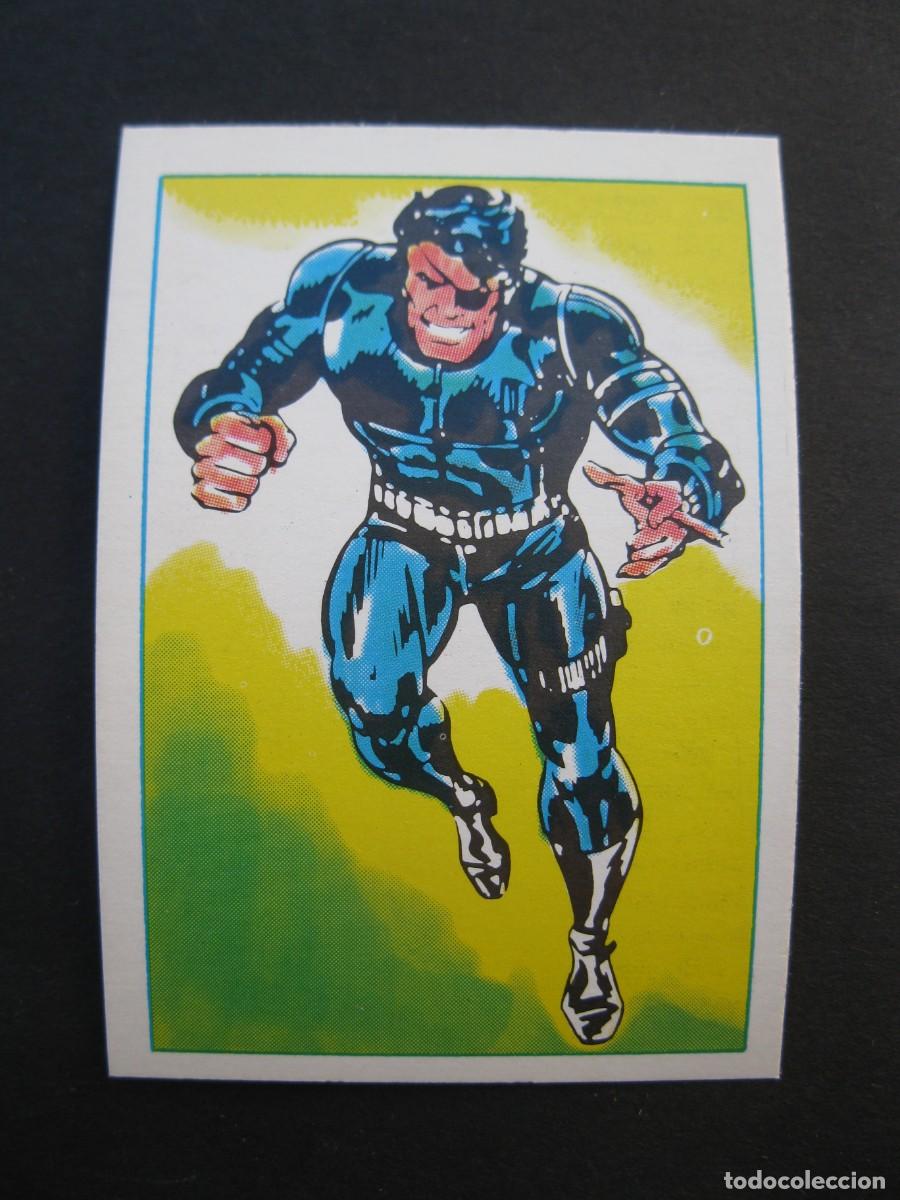 Coleccionismo cromos antiguos: SUPERHEROES - CROMO N&ordm; 29 - NICK FURIA - EDITORIAL FHER - MARVEL - NUNCA PEGADO.