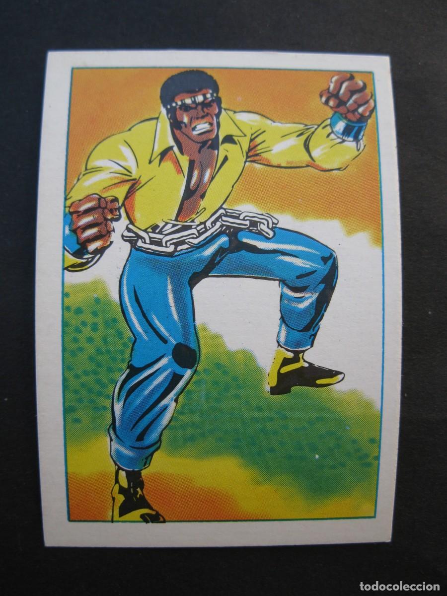 Coleccionismo cromos antiguos: SUPERHEROES - CROMO N&ordm; 31 - POWER MAN - EDITORIAL FHER - MARVEL - NUNCA PEGADO.