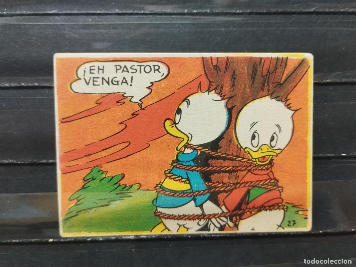 Colecionismo Cromos antigos: CHOCOLATE LLOVERAS. CINE. WALT DISNEY. PESCA DE TRUCHAS N&ordm; 27