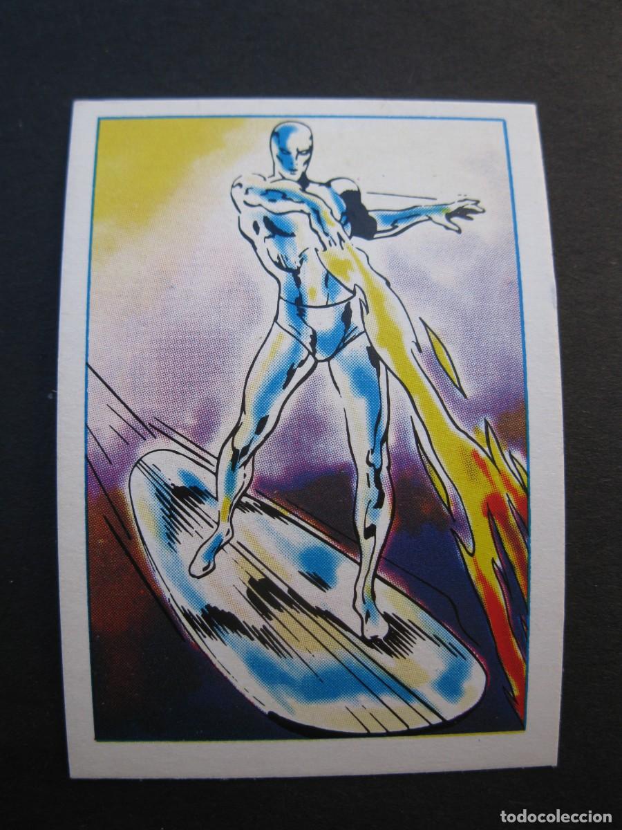 Coleccionismo cromos antiguos: SUPERHEROES - CROMO N&ordm; 40 - SURFISTA DE PLATA - EDITORIAL FHER - MARVEL - NUNCA PEGADO.