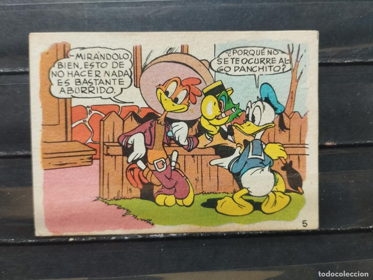 Collectable Antique Stickers: CHOCOLATE LLOVERAS. CINE. WALT DISNEY. VIAJE A LAS ESTRELLAS N&ordm; 5. SIN LA PUBLICIDAD.