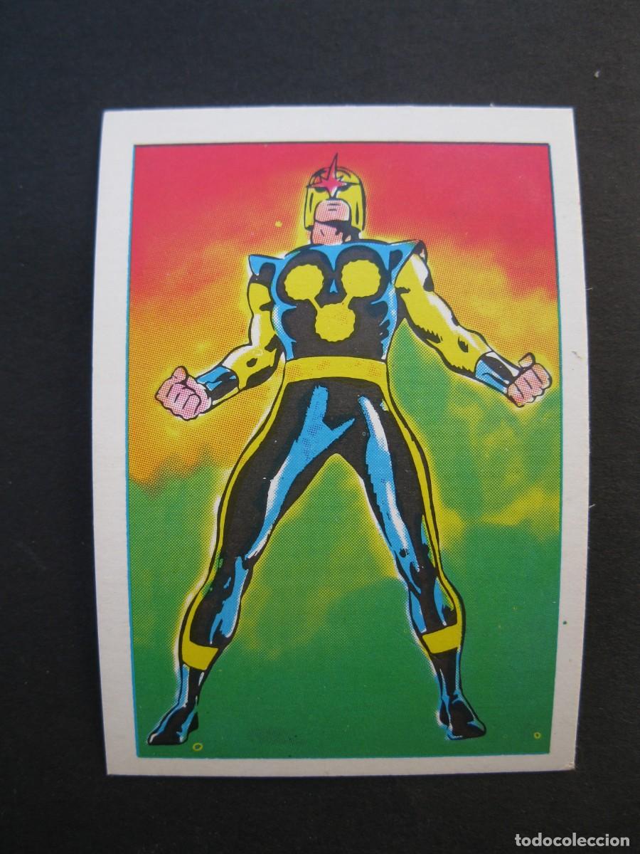 Coleccionismo cromos antiguos: SUPERHEROES - CROMO N&ordm; 42 - NOVA - EDITORIAL FHER - MARVEL - NUNCA PEGADO.