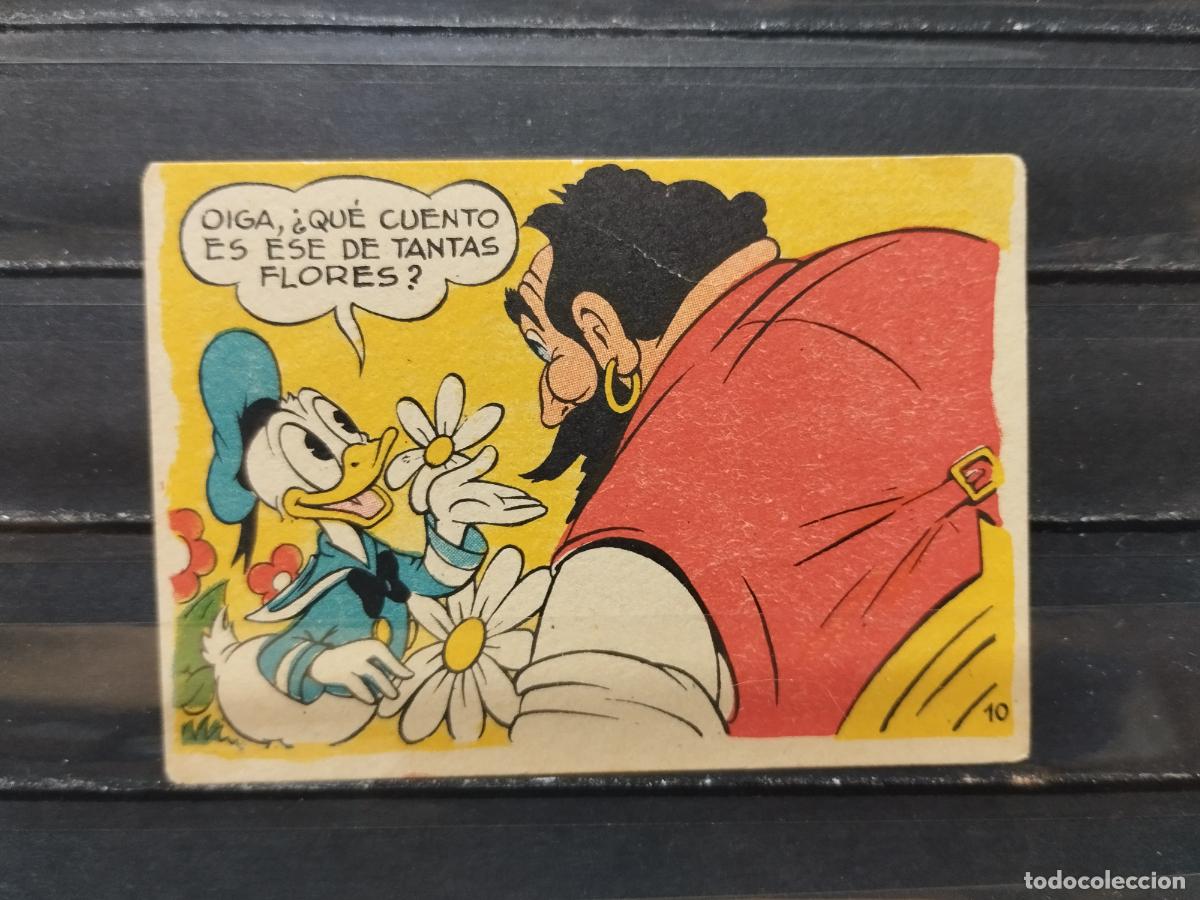 Colecionismo Cromos antigos: CHOCOLATE LLOVERAS. CINE. WALT DISNEY. LOS TRES CABALLEROS Y STROMBOLI. N&ordm; 10