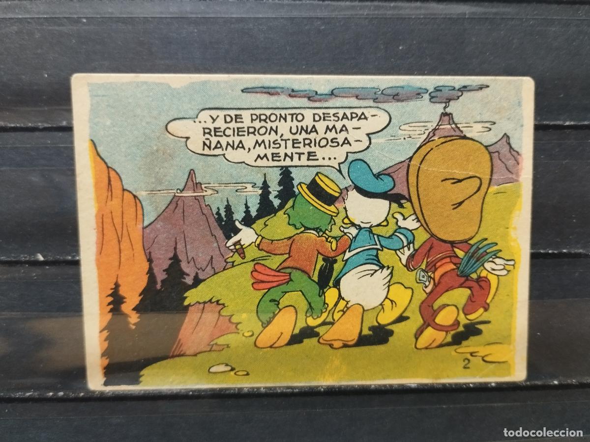 Colecionismo Cromos antigos: CHOCOLATE LLOVERAS. CINE. WALT DISNEY. LOS TRES CABALLEROS Y STROMBOLI. N&ordm; 2