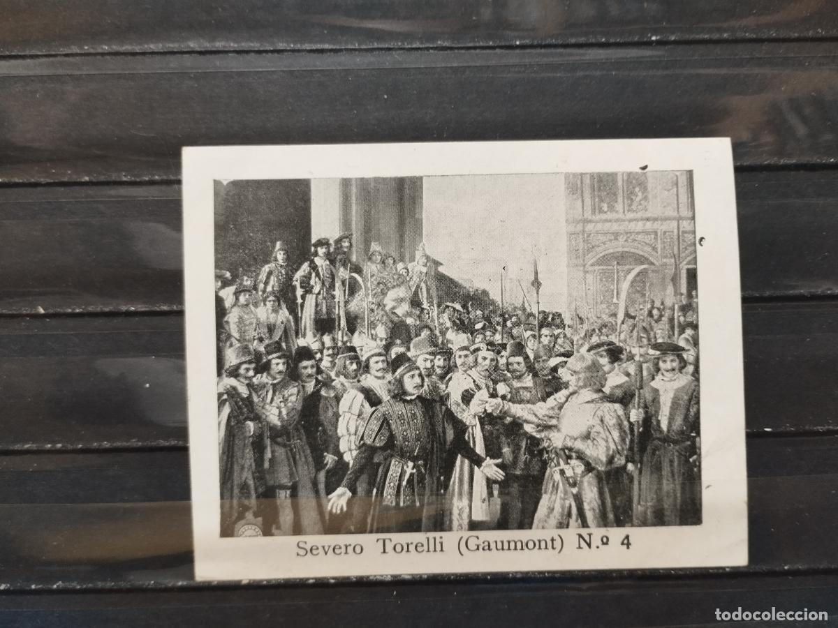 Sammeln alte Sammelbilder: CROMOS ANTIGUOS. CINE. SEVERO TORELLI. PELICULA DE 1914. GAUMONT. CROMO N&ordm; 4