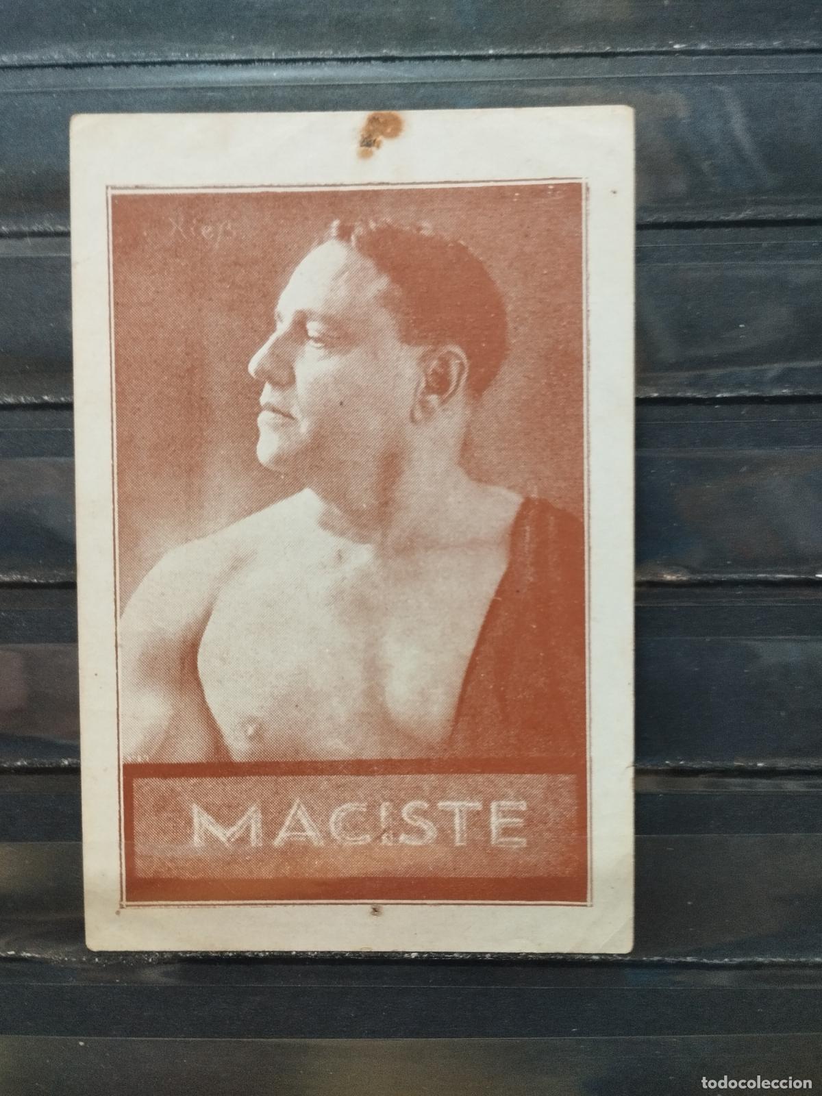 Collectionnisme Cartes &agrave; collectionner anciennes: CHOCOLATES GUILLEN. CROMOS ANTIGUOS. CINE. PELICULA. MACISTE. SERIE A N&ordm; 1. AGUJERO CHINCETA ARRIBA.
