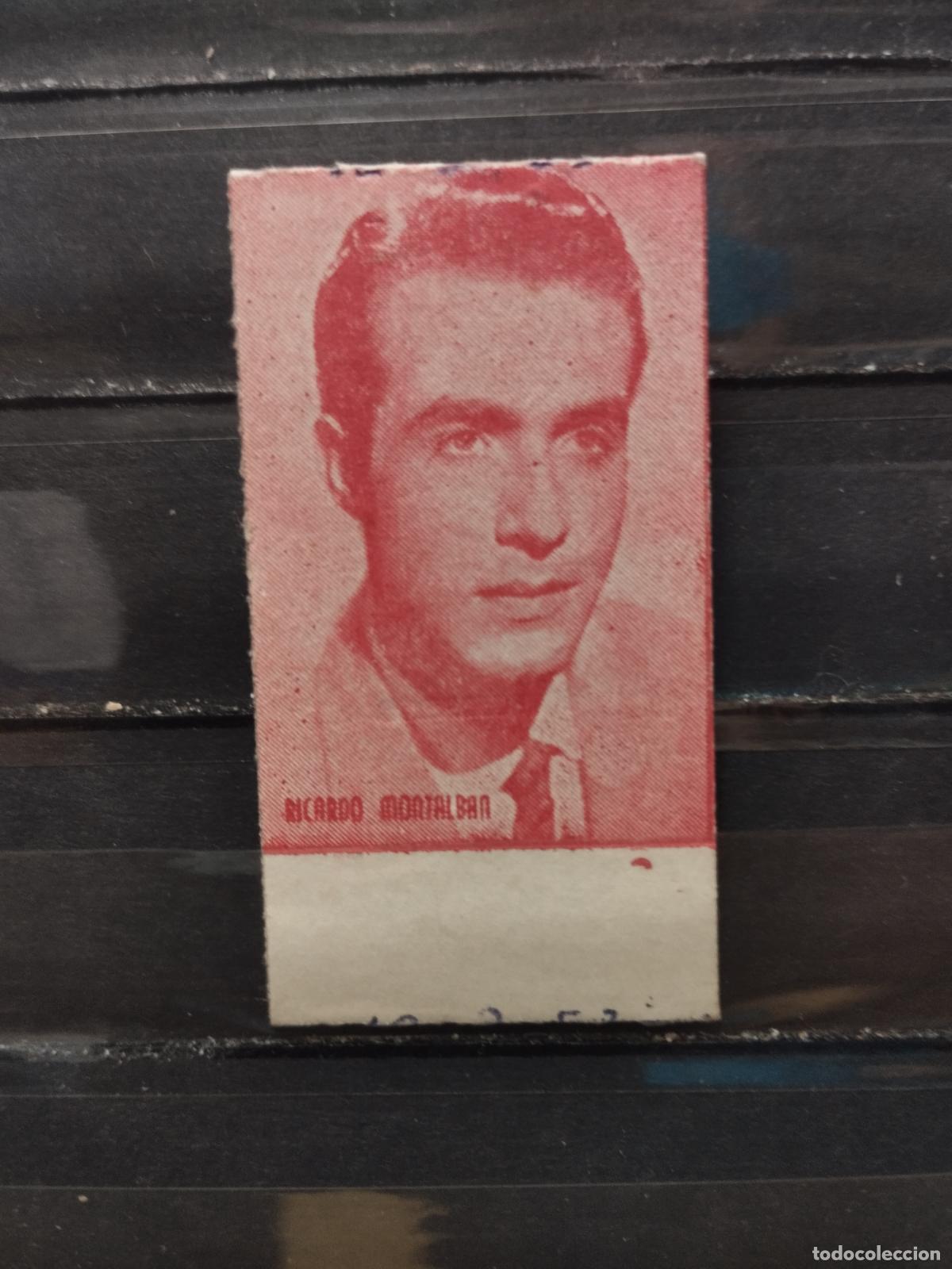 Sammeln alte Sammelbilder: ANTIGUO CROMO DE BASCULA DE PESAR. CINE. ACTORES. RICARDO MONTALBAN.