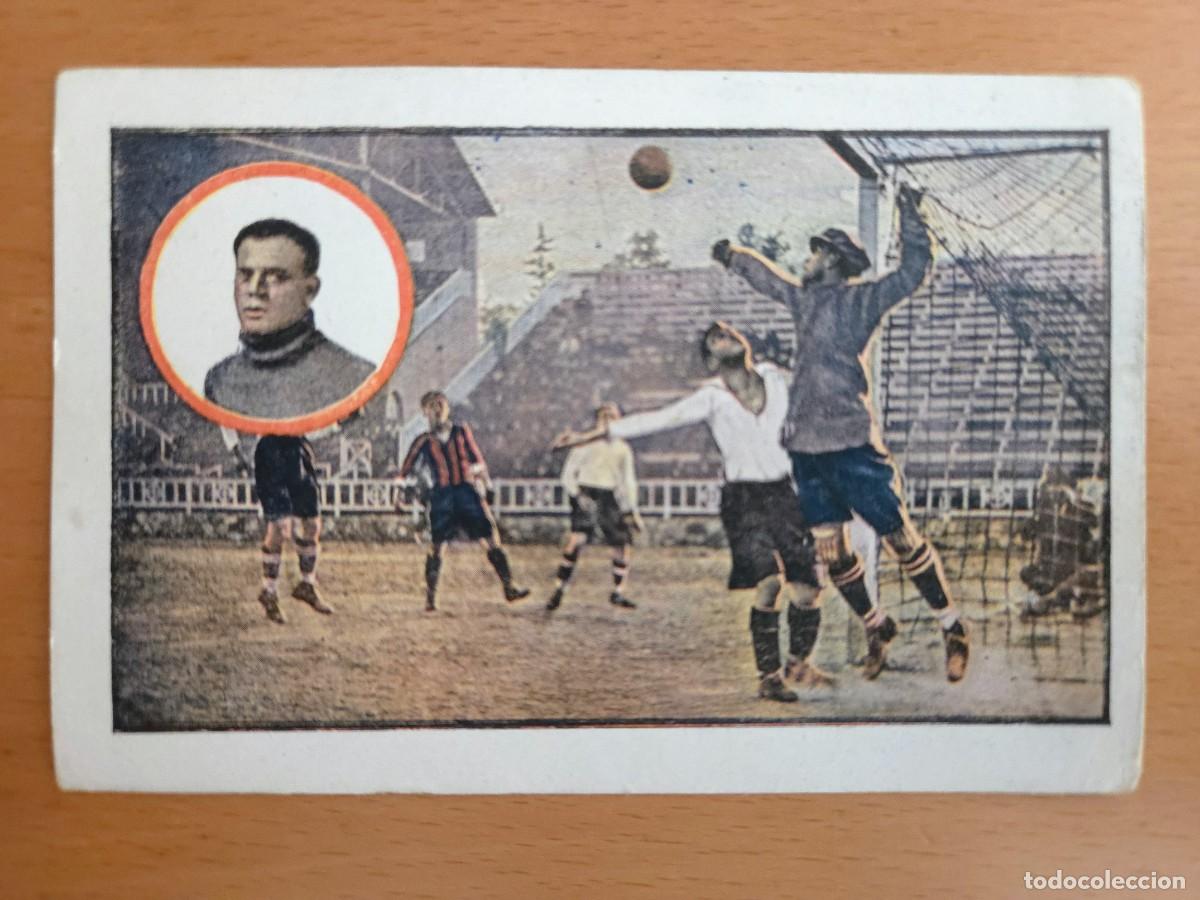 Coleccionismo cromos antiguos: RICARDO ZAMORA &laquo;EL DIVINO&raquo; &ndash; LOS ASES DEL F&Uacute;TBOL &ndash; SERIE 1 N&ordm; 9 &ndash; A&Ntilde;OS 20 &ndash; ESPA&Ntilde;OL