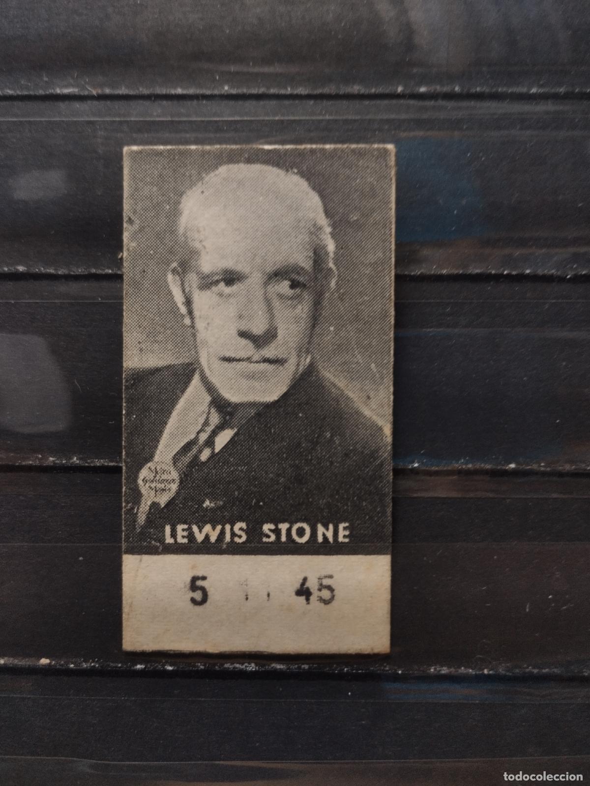 Sammeln alte Sammelbilder: ANTIGUO CROMO DE BASCULA DE PESAR. CINE. ACTORES. LEWIS STONE.