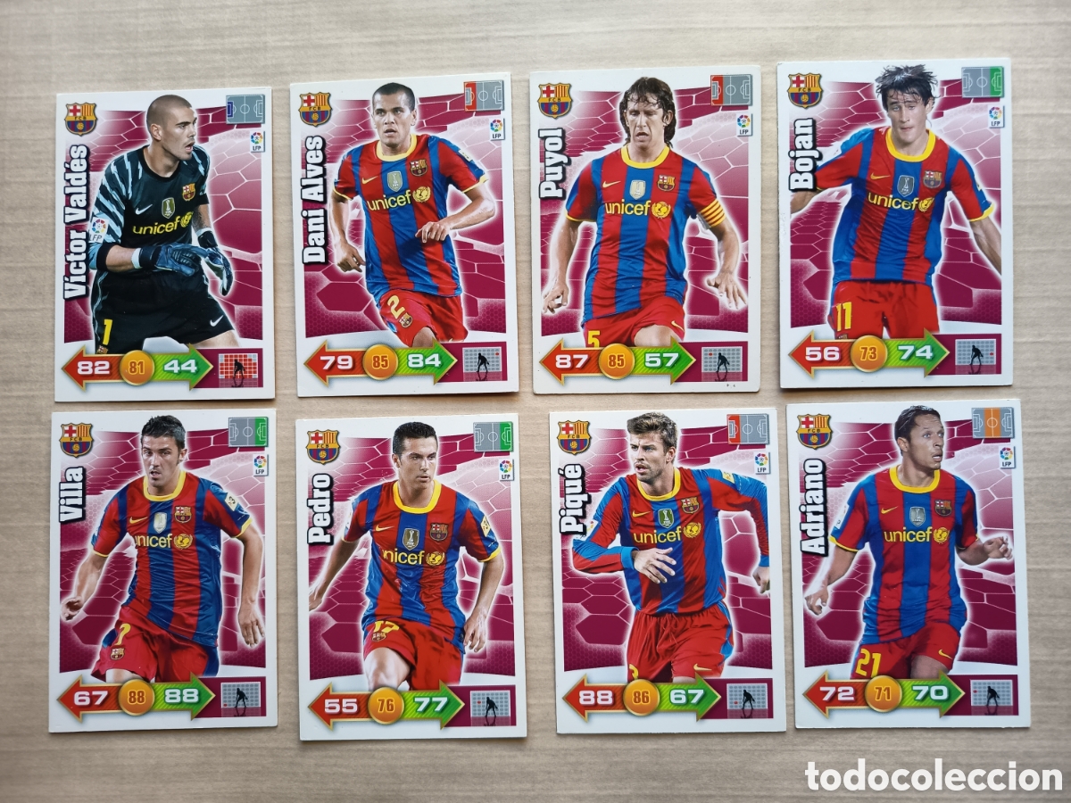 Coleccionismo cromos antiguos: LOTE 25 CROMOS CARDS DIFERENTES FC BARCELONA ADRENALYN XL PANINI 2010-11 2010 2011 MESSI