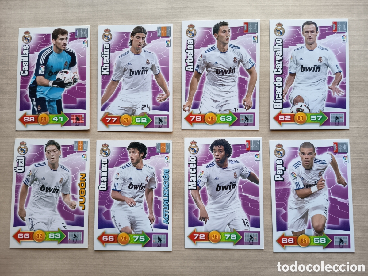 Collectable Antique Stickers: LOTE 13 CROMOS CARDS DIFERENTES REAL MADRID ADRENALYN XL PANINI 2010-11 2010 2011