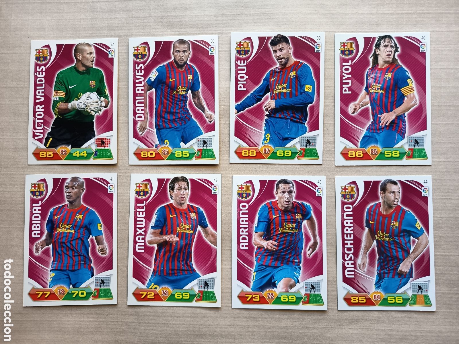 Coleccionismo cromos antiguos: LOTE 27 CROMOS CARDS DIFERENTES FC BARCELONA ADRENALYN XL PANINI 2011-12 2011 2012 MESSI