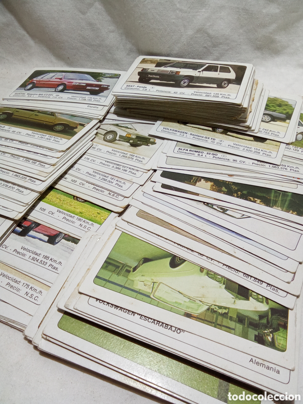 Colecionismo Cromos antigos: LOTE 172 CROMOS DE COCHES, EDICIONES UNIDAS 1986 ALGUNOS REPES SIN PEGAR