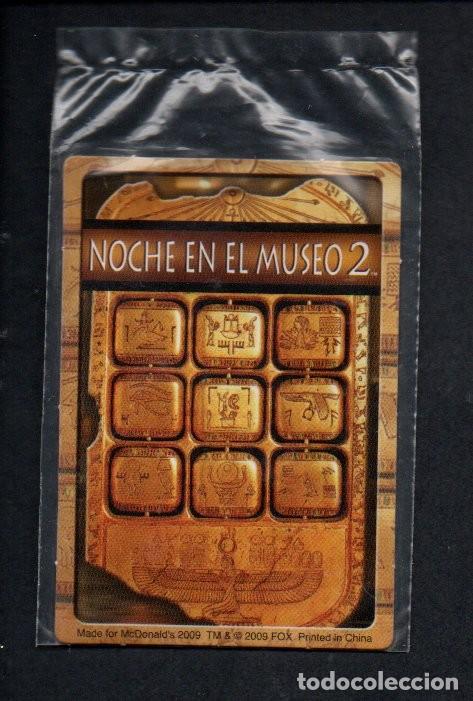 Collectable Antique Stickers: CROMO HAPPY MEAL, McDONALDS 2009 - NOCHE EN EL MUSEO 2 - OCTAVIO. PRECINTADO.