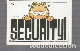 Collectionnisme Cartes &agrave; collectionner anciennes: CROMO DE GARFIELD SIN PEGAR N&ordm; 40 A&Ntilde;O 1978 SIN PEGATINAS. NITED FEATURE SYNDICATE , INC