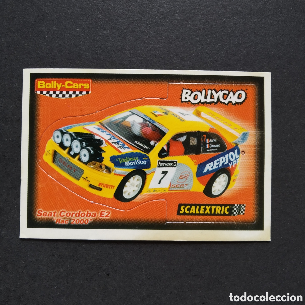 Sammeln alte Sammelbilder: CROMO - SEAT CORDOBA E2 &rdquo;RAC 2000&rdquo; - BOLLY-CARS - BOLLYCAO / SCALEXTRIC - A&Ntilde;O 2001