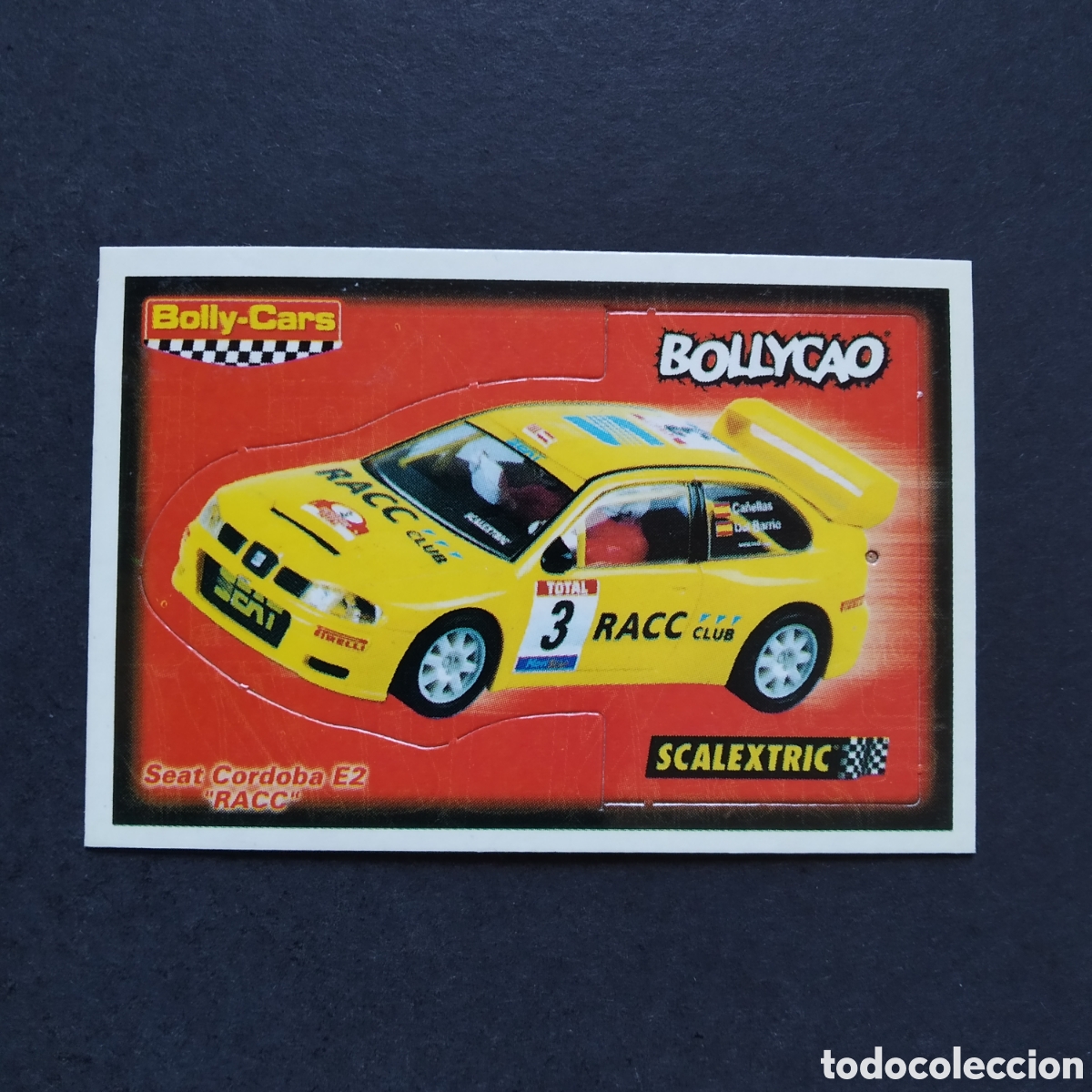 Collectionnisme Cartes &agrave; collectionner anciennes: CROMO - SEAT CORDOBA E2 &rdquo;RACC&rdquo; - BOLLY-CARS - BOLLYCAO / SCALEXTRIC - A&Ntilde;O 2001