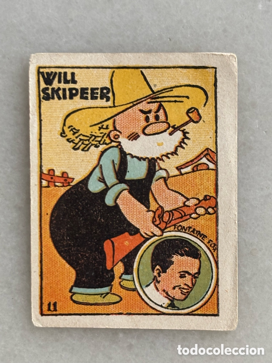 Colecionismo Cromos antigos: Cromo Will Skipeer &aacute;lbum cultura, gato negro, 1939 nuevo
