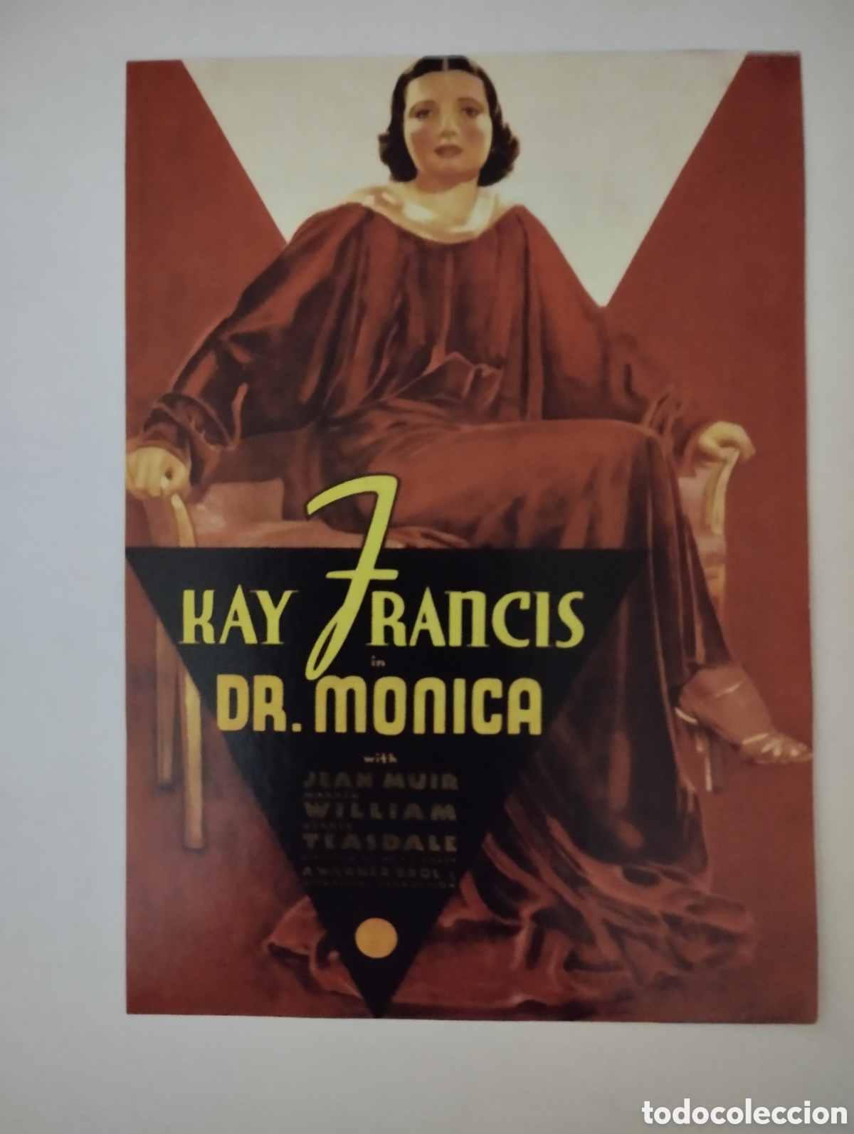 Coleccionismo cromos antiguos: Minificha N1184 Dr. Monica - V.O.