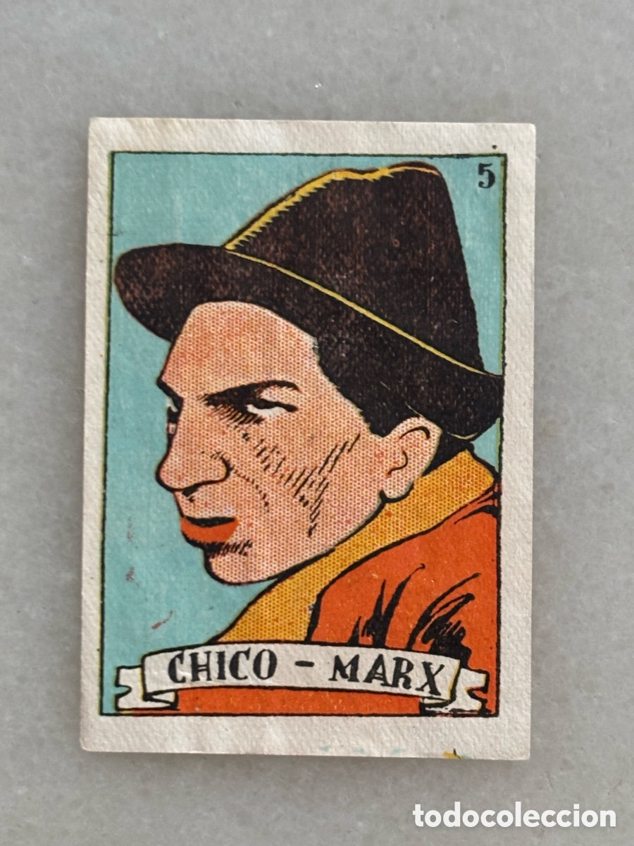Collectable Antique Stickers: Cromo Chico Marx, &aacute;lbum cultura, gato negro, 1939