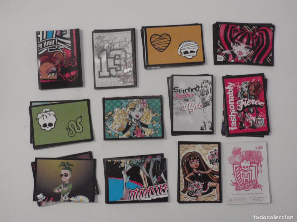 Coleccionismo cromos antiguos: LOTE 67 stickers cromos diferentes MONSTER HIGH de PANINI a&ntilde;o 2025