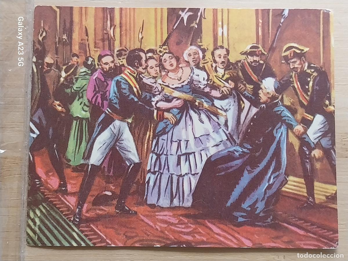 Collectable Antique Stickers: A&Ntilde;O 1974 HISTORIA DE ESPA&Ntilde;A ED FERRE OLSINA CROMO 149 SIN PEGAR NUNCA 9.4X7.2CMORIGINAL