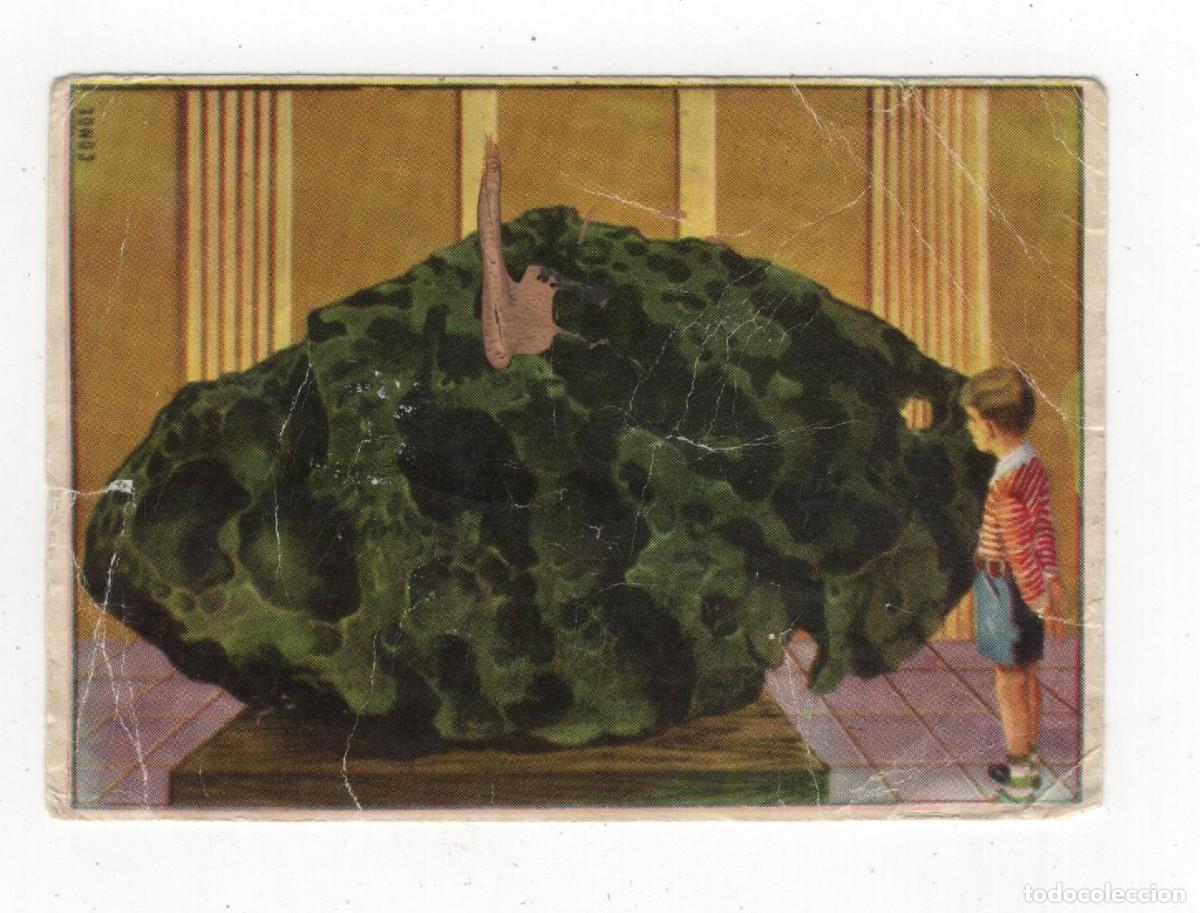 Sammeln alte Sammelbilder: TORTOSA CHOCOLATES C.R.E.O. ANTIGUO CROMO N&ordm; 119 METEORITO GIGANTE ALBUM N&ordm; 1 VER DOS CARAS